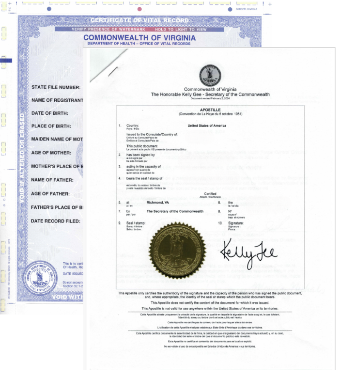 Virginia birth certificate apostille, Virginia documents authentication, Virginia Secretary of State apostille, apostille services Virginia, birth certificate legalization Virginia, single status certificate Virginia, Virginia apostille process, Virginia state document authentication, apostille for international use Virginia, Virginia Secretary of State document processing, Virginia birth certificate for overseas, legalizing documents in Virginia, apostille services for Virginia documents, Virginia official records authentication, Virginia vital records apostille